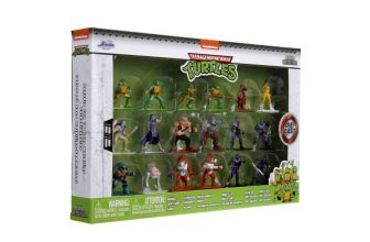 Jada Metalfigs Teenage Mutant Ninja Turtles-set of 18 Figures (Wave 1) 34460