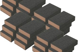 Foam Sponge Sandpaper Square Sanding Blocks Home Wet Dry Decorating DIY 120 Grit