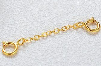 9ct Yellow Gold Necklace Necklet Extender Safety Chain 2 Bolt Clasp 3cm 6cm 9cm