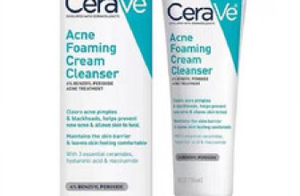 Cerave Acne Foaming Cream Face Cleanser 4% Benzoyl Peroxide 150ml