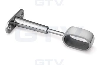 Wardrobe Oval Rail Centre Holder Support Height Adjustable 85 – 115 mm of GTV