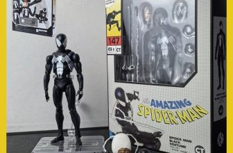 MAFex147 COMIC The Amazing Spider-Man Black Venom Suit Action Figure CT Ver 6″