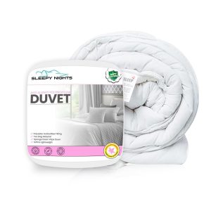 2.5 Tog Duvet Lightweight Polyester Hollowfibre Single Double King Superking
