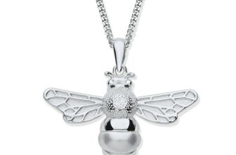 925 Sterling Silver BUMBLE BEE Pendant ~ Choice of Chain – Gift Boxed