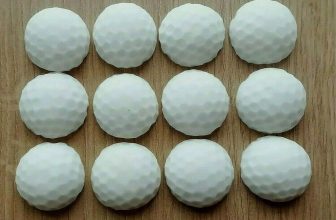 12 edible golf ball  cupcake / cake decorations