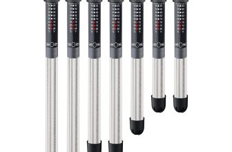 Hepo Aquarium Heater Fish Tank Quartz Submersible Thermostat HP-608 25w to 500w