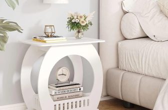 White Bedside Table Cabinet Nightstand Small Side End Table Storage Organizer UK
