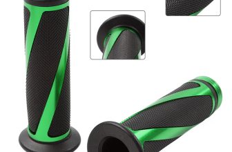 Green 7/8″ Hand Grips Handle Bar Rubber Gel For Yamaha MX ATV Pit Dirt Bike
