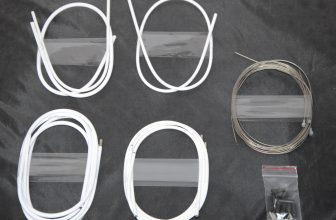 Road Racing Bike Brake Gear Inner/Outer Wire Cable Set Shimano Compatible White