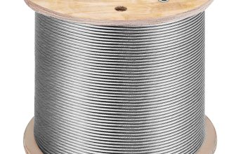 VEVOR 3.2mm T316 Stainless Steel 150m Wire Rope Cable Railing 1×19 Wire Strand