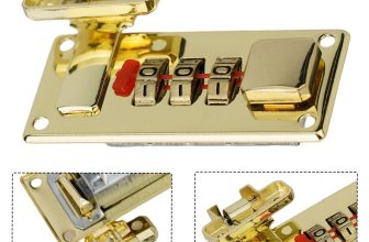 1 Set 65*29mm-Combination Lock Wooden Box Fixed Lock Suitcase Combination Lock