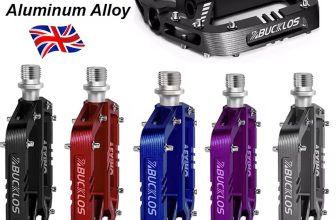 Mountain Bike Pedals Bicycle Flat Pedals 3 Bearings 9/16″ Aluminum For ROCKBROS