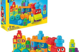 MEGA BLOKS First Builders Toddler Building Blocks Toy Set, ABC Learning Train wi