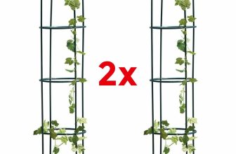 1.9m Outdoor Garden Metal Obelisk Climbing Plant Support Frame Trellis New