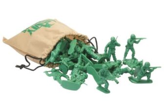 Army Soldiers Toy Retro War Military Action Figures 32 Piece Set – Classic Gift