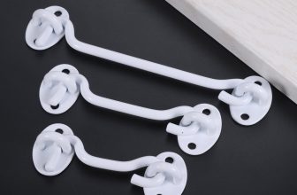 2x Barn Door Lock Cabin Hook Eye Latch Gate Garages Swivel Window Hardware 3-16″