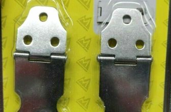 2 pcs Anti Theft Hasp Staple Shed Bolt Latch Steel Door Lock Padlock Clasp uk