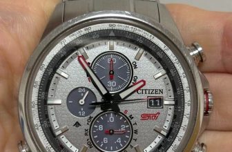 CITIZEN STI Sports Chronograph 2023 Limited Mens analog silver quartz