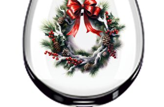 12x Christmas Wreath Tumbler Wine Glass Bottle Vinyl Sticker Decals f210