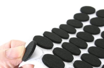 20mm Felt Pads Furniture Feet Floor Protect Black Self Adhesive Peel & Stick  UK