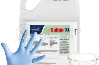5L GALLUP XL INDUSTRIAL PROFESSIONAL GLYPHOSATE WEEDKILLER 360g/L + CUP & GLOVES