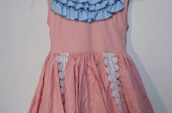 SANCHEZ DE LA VEGA GIRLS SPANISH PARTY DRESS -PINK- SIZE 8A (NA59)