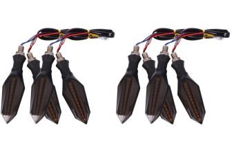 2 Pack LED Turn Signals Motorcycle Indicators Lamp Light Parts
