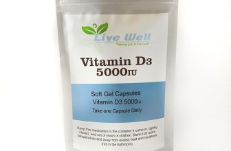 Vitamin D3 5000iu Softgel Capsules one a day to support immune and bone health