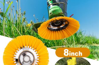 8″ Universal Grass Strimmer Head Trimmer Brush Nylon Wire Wheel Garden Weed Lawn