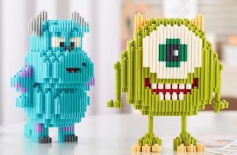 Mike and Sulley Monster Inc 3D Puzzle Micro Connection Building Blocks DIY