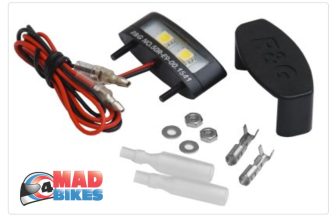New R&G Racing Motorcycle LED Replacement Tail Tidy Number Plate Light (LA0002)