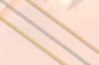 Genuine 925 Sterling Silver Necklace Curb Chain 18K Gold/Rose Gold Plated Italy