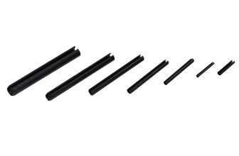 120pc Roll Pin Assortment in Case Metal Joining Workshop Tension C Pins