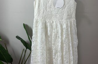 Bow Dream Girls Ivory Dress, Size 8