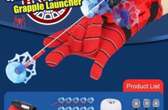Kids Spiderman Web Shooter Toy Cosplay Launcher Spider Silk Glove Wrist Launcher