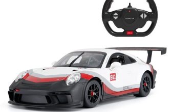 Rastar RC Porsche 911  GT3 CUP Kids Toy Car with Remote – White 75900 1:14 Scale