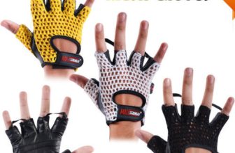 Weight Lifting Gym Fitness Bodybuilding Mesh Gloves Training Cycling Fingerless
