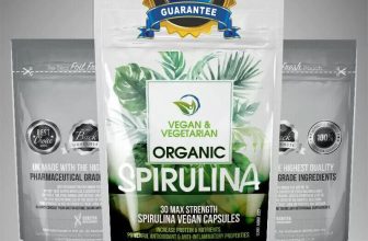 Spirulina  Capsules, High Protein for VEGANS Detox & Immune System 1000mg 💊