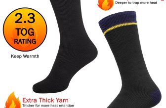 Men’s 2.3 Tog Thick Heavy Duty Fleece Work Hiking Boot Socks Thermal Heat Holder