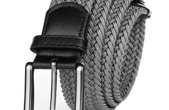 Golf Belt Men Elastic Braided Belt Unisex Men Women Elastic Stretch Woven Belt