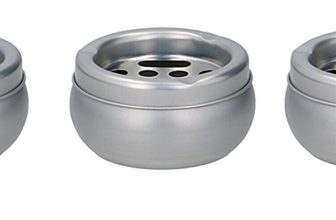 3 x Metal Ashtrays Cigarette Smoking Indoor Outdoor Garden Pub Home Ashtray