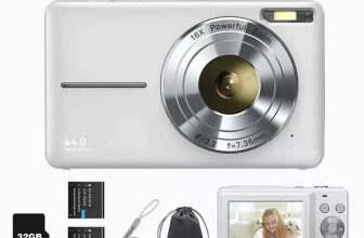 Digital Camera 1080P 44MP 16X Zoom Anti-Shake Camera 2.4” LCD Display Screen