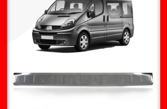 CHROME REAR BUMPER PROTECTOR GUARD TOUGH COVER S.STEEL FOR VIVARO TRAFIC (01-14)