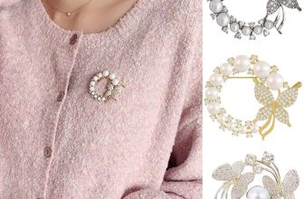 Vintage Pearl Butterfly Brooch Rhinestone Jewelry Gift for Women Wedding Party