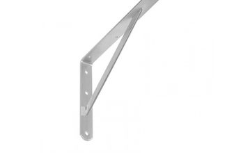 Shelf Bracket REINFORCED Strong Heavy Duty Strong Steel WSWP GALVANISED 2pcs