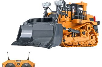 RC Bulldozer 1/24 2.4GHz 9CH Engineering Vehicles Educational Toys For Kid
