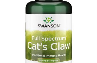 Swanson Full Spectrum Cat’s Claw 500mg 100 Capsules, Immune System, Joint Health