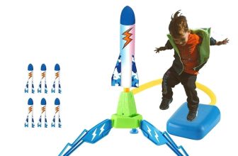 Rocket Launcher Toy For Kids – Outdoor Toy For Kids With 6 Led Rockets