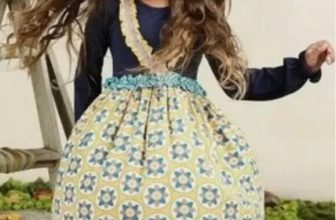 Matilda Jane Country Damsel Dress Girls Navy Yellow Ruffle Sz 8