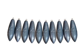 Mackerel fishing weights 3oz, 4oz, 5oz available in 10/pack